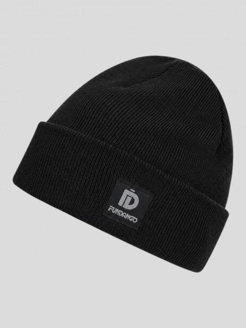 Fundango Nahu Beanie kötött sapka fekete színben 2