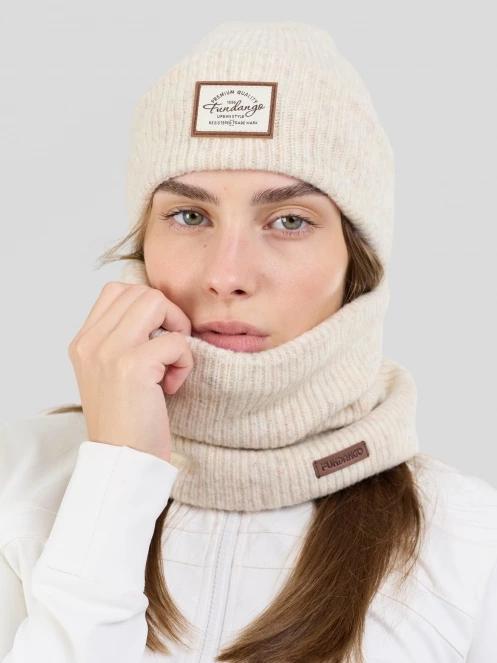 Fundango Grace Beanie női kötött sapka fekete színben 2