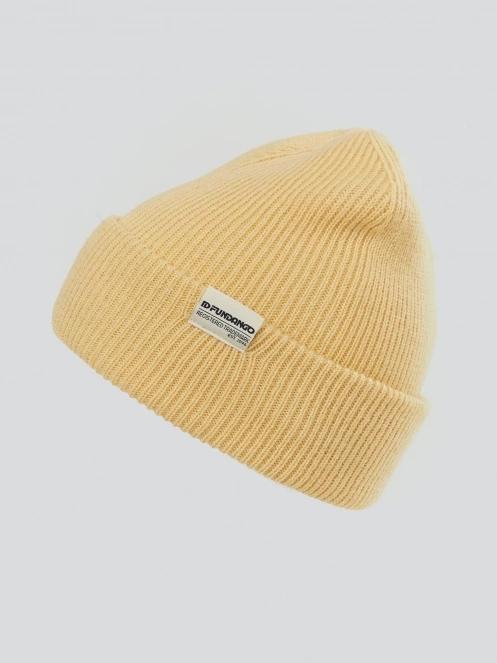 Fundango Tara Beanie sapka sárga színben 2