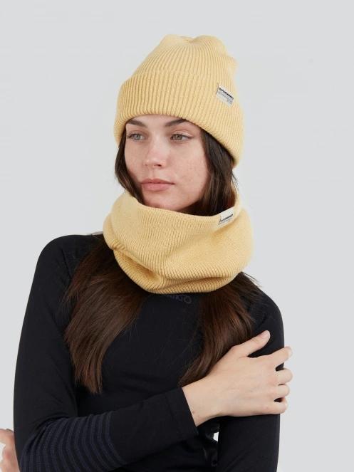 Fundango Tara Beanie sapka sárga színben 3