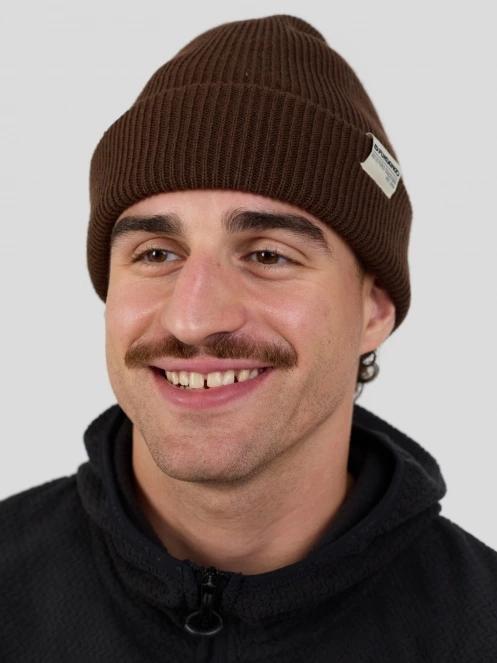 Fundango Tara Beanie kötött sapka barna színben 5