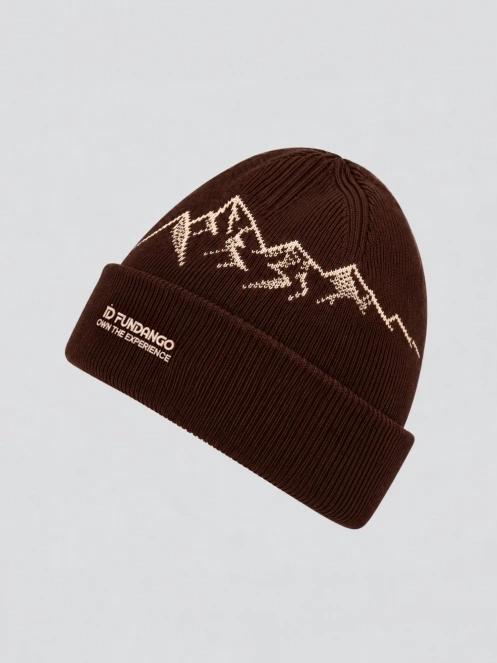 Fundango Hill Beanie kötött sapka fehér színben 2