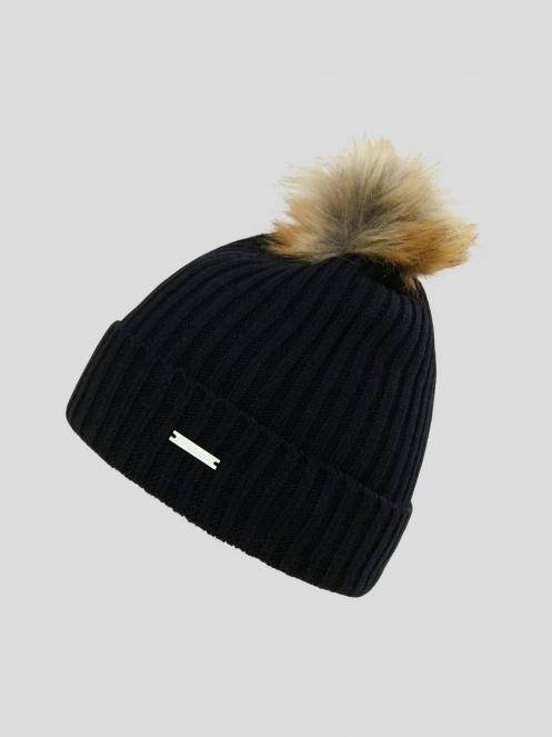 Fundango Merna II Beanie  női kötött sapka fekete színben 2