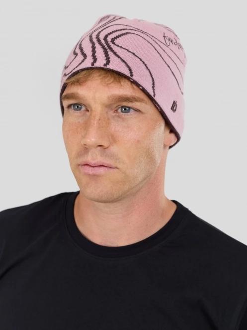 Fundango Ace Beanie kötött sapka rózsaszín színben 4