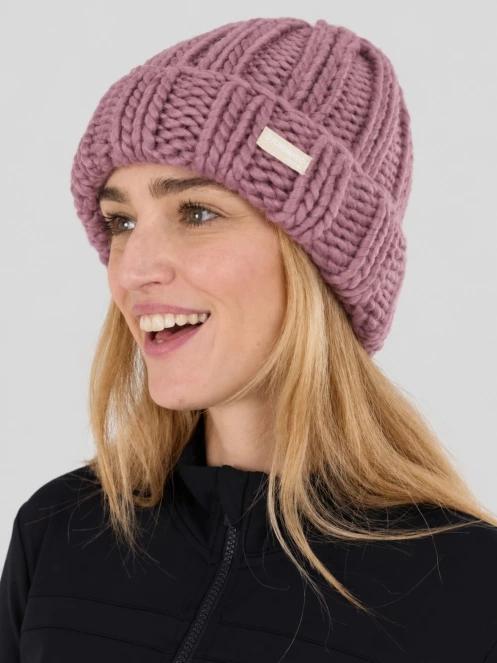 Fundango Astrid Beanie kötött sapka rózsaszín színben 2