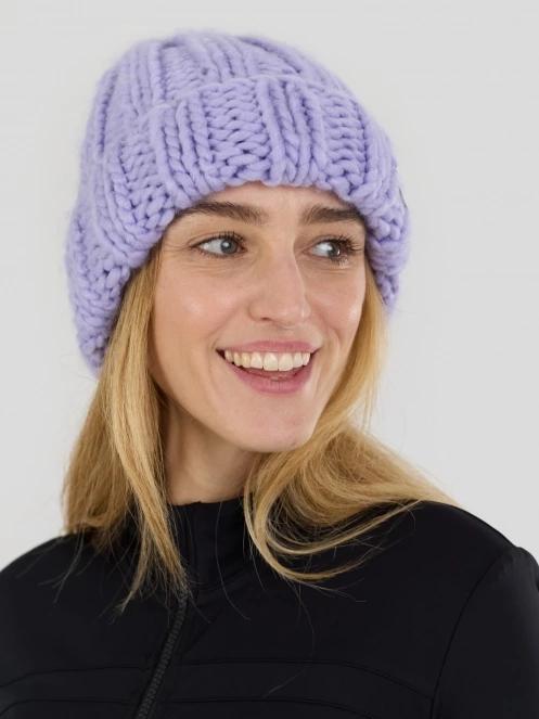 Fundango Astrid Beanie kötött sapka lila színben 2