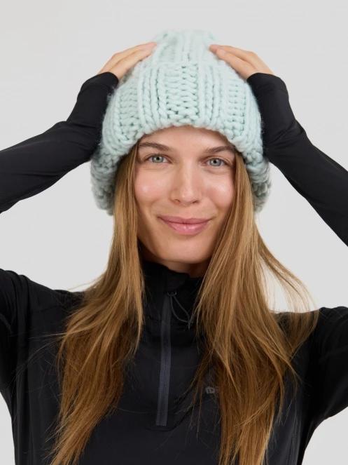 Fundango Astrid Beanie kötött sapka zöld színben 2