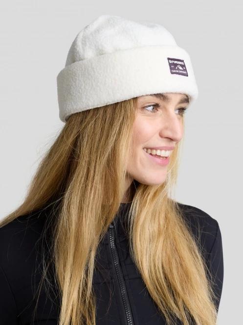 Fundango Zeo Fleece Beanie kötött sapka fehér színben 5