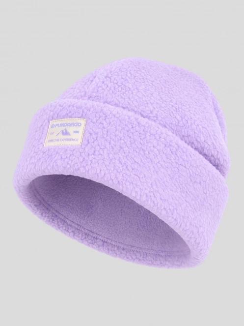 Fundango Zeo Fleece Beanie kötött sapka lila színben 2