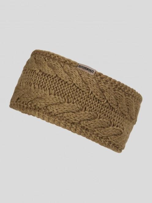 Fundango Cream Headband női fejpánt barna színben 2