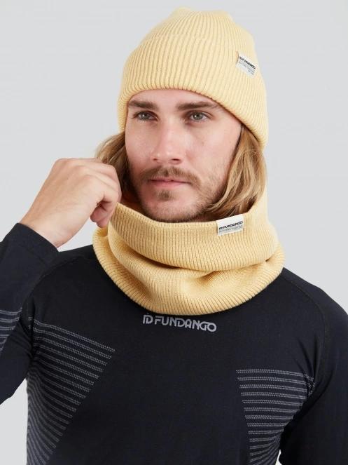 Fundango Tara Neckwarmer csősál sárga színben 4