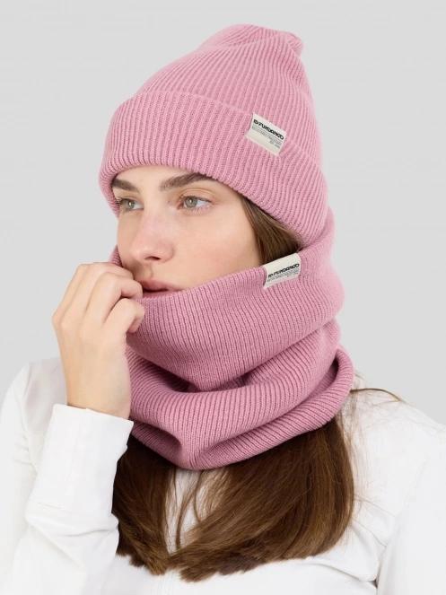 Fundango Tara Neckwarmer női csősál rózsaszín színben 3