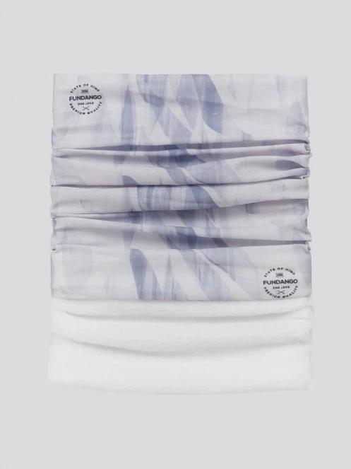 Fundango Bandana Heat csősál fehér színben 2
