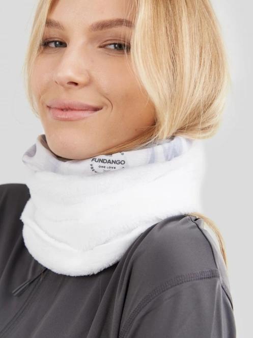 Fundango Bandana Heat csősál fehér színben 4