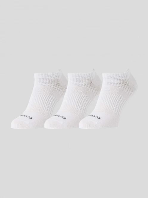 Fundango Noshow Sport 3 Pack Socks férfi bokazokni fehér színben 2