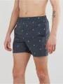 Fundango Bono Print Boardshort férfi fürdőnadrág sötétkék színben 1
