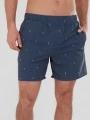 Fundango Bono Print Boardshorts férfi boardshort sötétkék színben 1