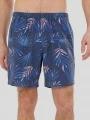 Fundango Bono Print Boardshorts férfi boardshort sötétkék színben 1