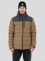 Fundango Passat Padded Jacket férfi steppelt átmeneti kabát barna színben 1