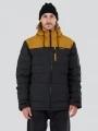 Fundango Passat Padded Jacket férfi steppelt átmeneti kabát fekete színben 1