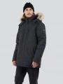 Fundango Spirit Parka Jacket férfi télikabát fekete színben 1