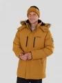 Fundango Spirit Parka Jacket férfi télikabát sárga színben 1