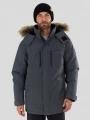 Fundango Spirit Parka Jacket férfi télikabát szürke színben 1