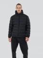Fundango Patriot Padded Jacket férfi steppelt átmeneti kabát fekete színben 1