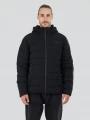 Fundango Hubble Padded Jacket férfi steppelt átmeneti kabát fekete színben 1