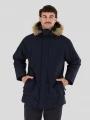 Fundango Spirit II Parka Jacket férfi télikabát sötétkék színben 1