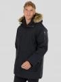 Fundango Spirit II Parka Jacket férfi télikabát fekete színben 1