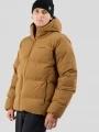 Fundango Newport Puffer Jacket férfi steppelt télikabát barna színben 1