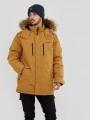 Fundango Spirit Parka Jacket férfi télikabát barna színben 1