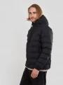 Fundango Patriot Padded Jacket férfi utcai kabát fekete színben 1