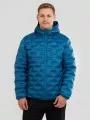 Fundango Smoke Hooded Jacket férfi utcai kabát világoskék színben 1