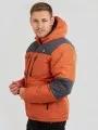 Fundango Navarro Padded Jacket férfi utcai kabát narancssárga színben 1