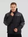 Fundango Navarro Padded Jacket férfi utcai kabát fekete színben 1