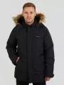 Fundango Spirit Parka Jacket férfi télikabát fekete színben 1