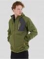 Fundango Alloy Hooded Softshell férfi softshell kabát oliva színben 1