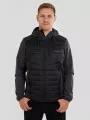 Fundango Vermont Hybrid Jacket férfi softshell kabát fekete színben 1