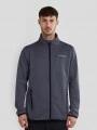 Fundango Jefferson Fleece Jacket férfi polár pulóver fekete színben 1