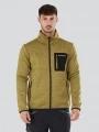 Fundango Jefferson Fleece Jacket férfi polár pulóver zöld színben 1