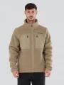 Fundango Haven Hybrid Jacket férfi pulóver homok színben 1
