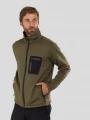 Fundango Revolution Fullzip Fleece férfi polár pulóver zöld színben 1
