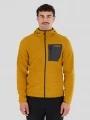 Fundango Nagano Full Zip Hoodie férfi hibrid felső sárga színben 1