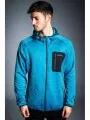Fundango HERMON Hooded Fleece férfi polár pulóver kék színben 1