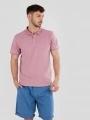 Fundango Incognito Mono Poloshirt férfi galléros póló lila színben 1