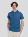 Fundango Incognito Mono Poloshirt férfi galléros póló kék színben 1