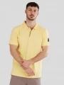 Fundango Molton Poloshirt férfi galléros póló sárga színben 1