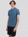 Fundango Insignia Poloshirt férfi galléros póló kék színben 1